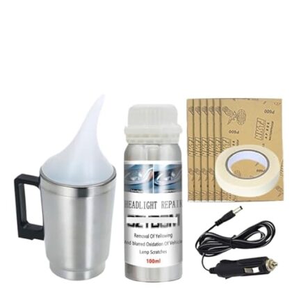 BBOMUUVAL Headlight Restoration Kit Car Headlight Restoration Kit Accessories Repair Polish Headlamp Non-Scratch Detailing Cleaning Maintenance Clean