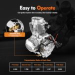 Powerful 250cc 4-Stroke 14HP ATV Dirt Bike Engine w/ Electric Start & Manual Trans - Image 2