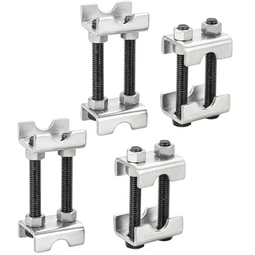 DASBET Adjustable 2-Way Coil Spring Spacers 4 Pack, 1”-2” Lift DASBET Adjustable 2-Way Coil Spring Spacers 4 Pack, 1”-2” Lift or Lower Spring Compressor Tool, Mini Coil Spring Booster for Car & Truck Shock Absorbers, Automotive Strut Accessories (4)