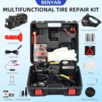 5 Ton Electric Car Jack 12V Hydraulic Lift with Impact Wrench - Image 2