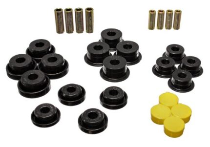 Energy Suspension 2.3106G Front Control Arm Bushing Set for Jeep TJ , black