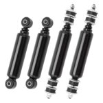 Golf Cart Shocks Front & Rear Shock Absorbers Kit Compatible with Club Car DS G&E 1988-2007 DS electric 1981-up DS gas 1997-up Precedent gas 2004-up Precedent G&E 2004-up Tempo Replace#1014235 1014236