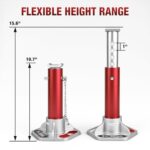 JACK BOSS 3 Ton Aluminum Jack Stands Set Low Profile Car SUV Truck - Image 2