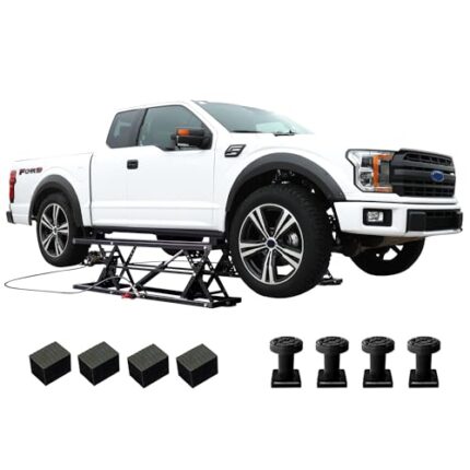 Jocisland Portable Car Lift, Capable of Lifting 5000 LBS Quick Jack with a Maximum Height of 26", Car Lifts for Home Garage and Shop