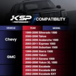 KSP 2-4" Adjustable Upper Control Arms for 99-06 Silverado Sierra 4WD 2PC - Image 2