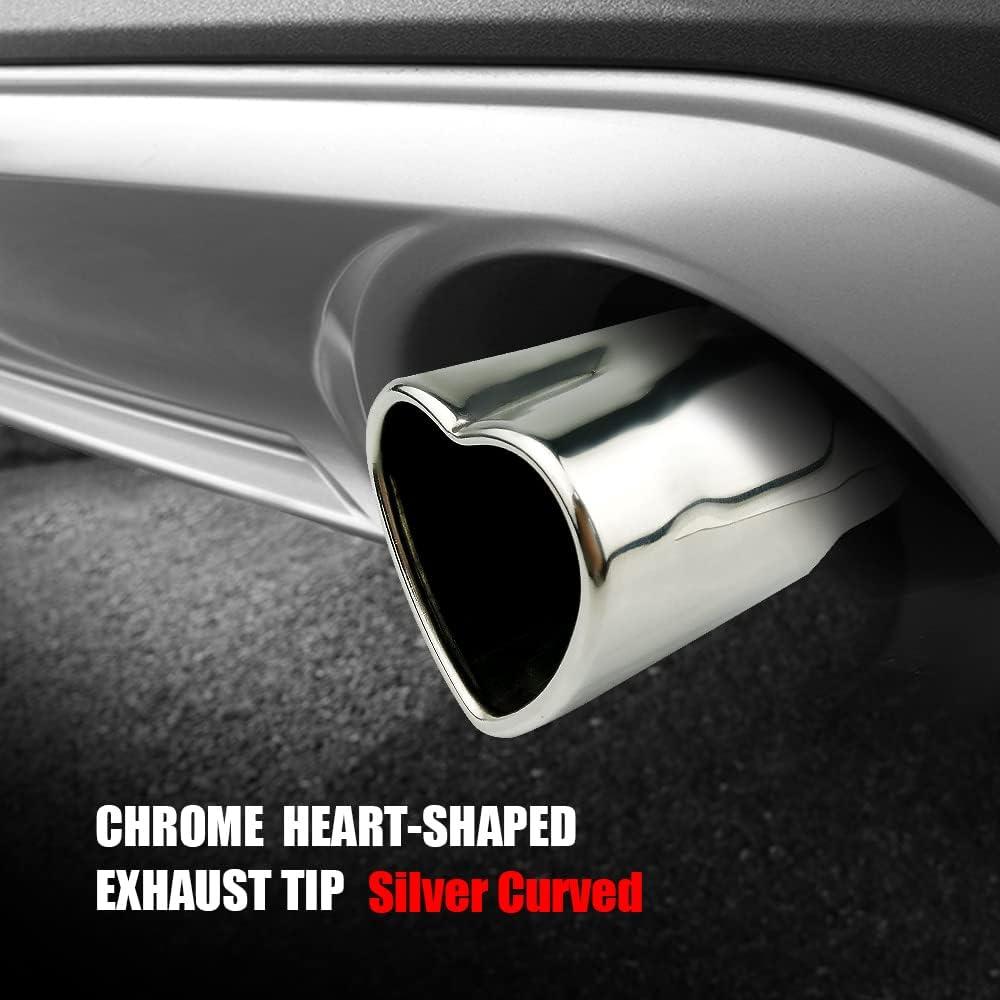 Heart-Shaped Chrome: Rev Up Your Ride's Style!