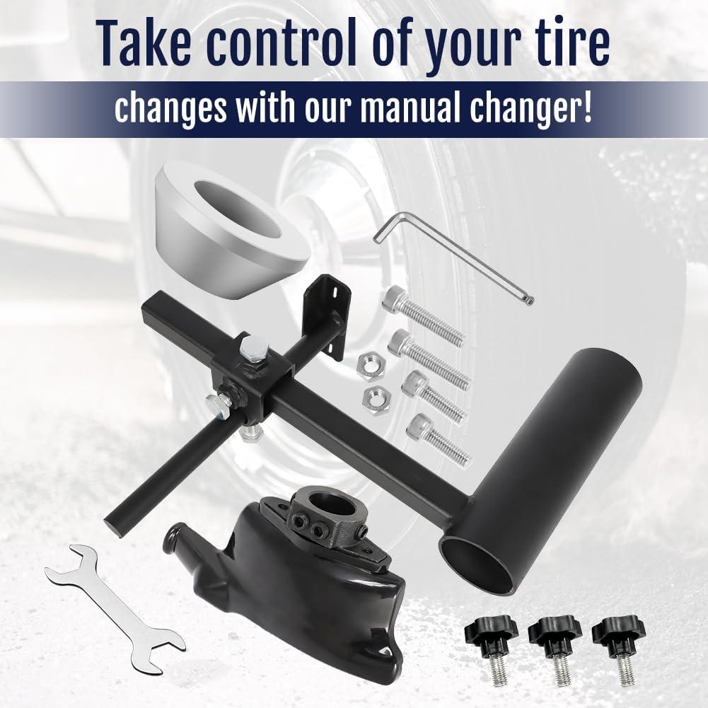 Transforming Our Manual​ Tire Changer: duck Head kit Magic!