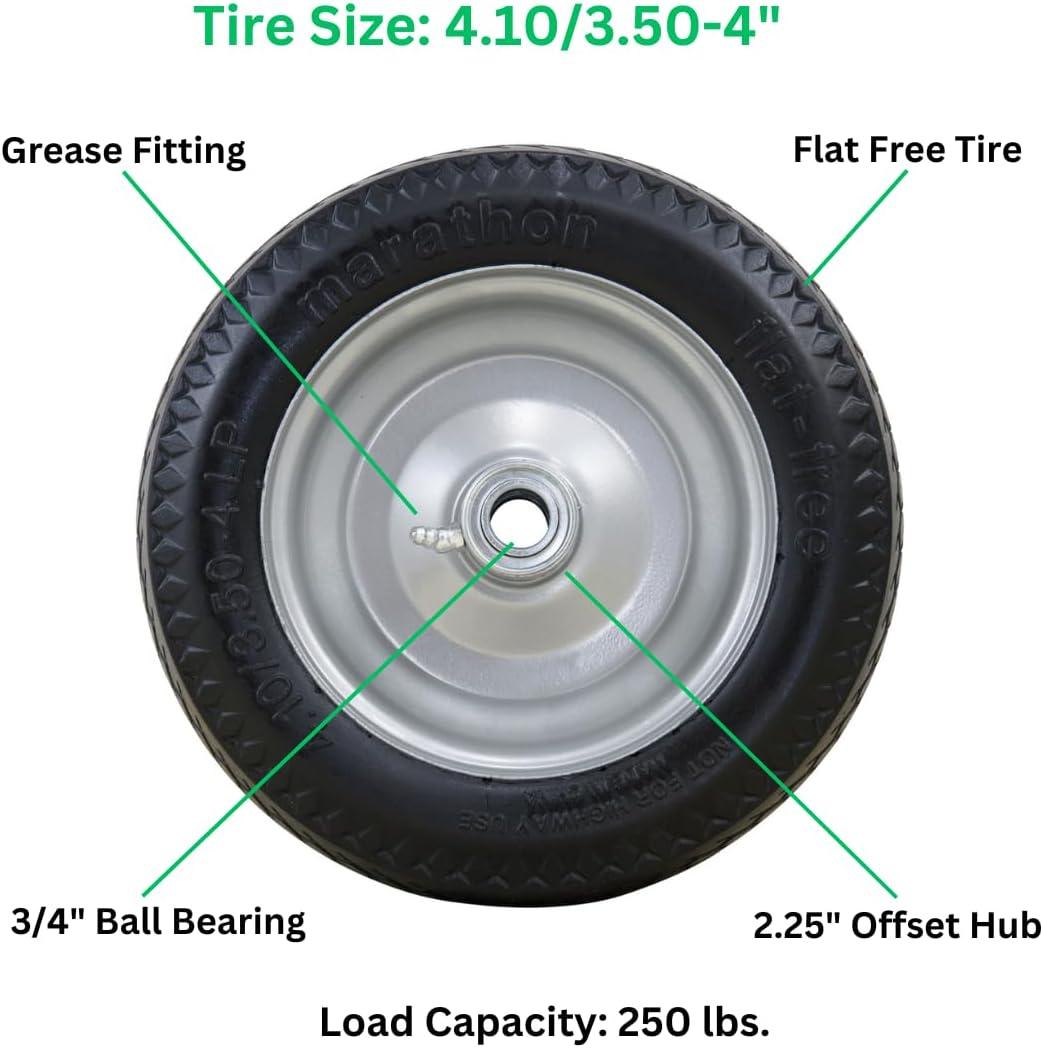 Keep Moving: Our Marathon Flat Free Utility Tire Solution!