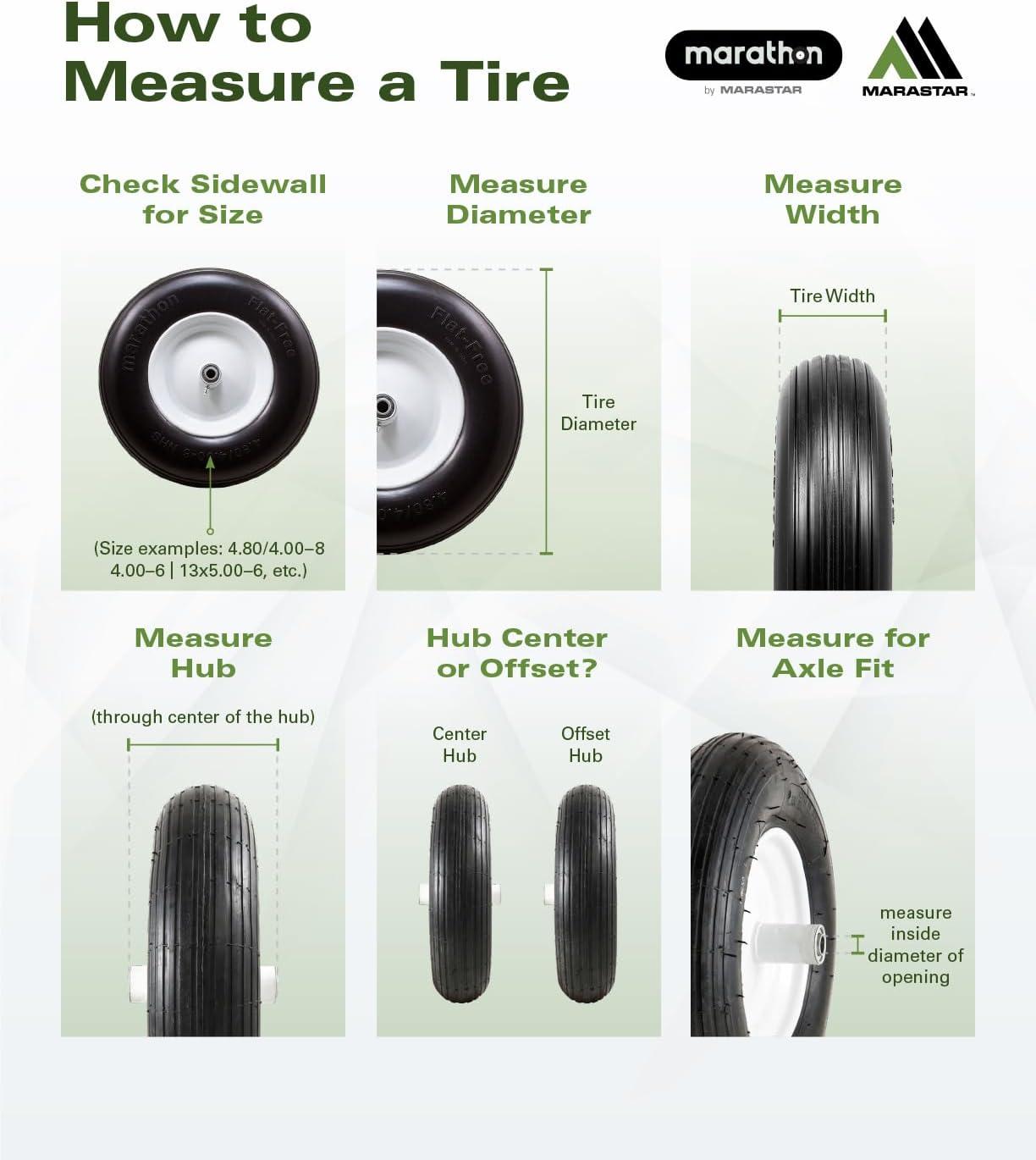 Upgrade⁢ Our Riding Mower with Marathon 30426 Flat Free ⁣tire
