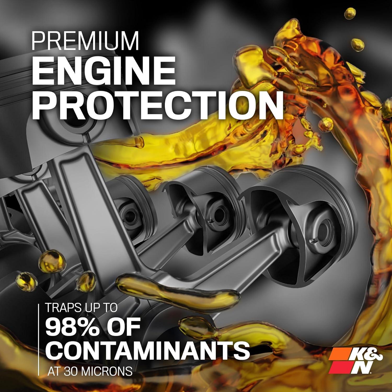 K&N Oil Filter: Ultimate 20K Mile Engine Shield