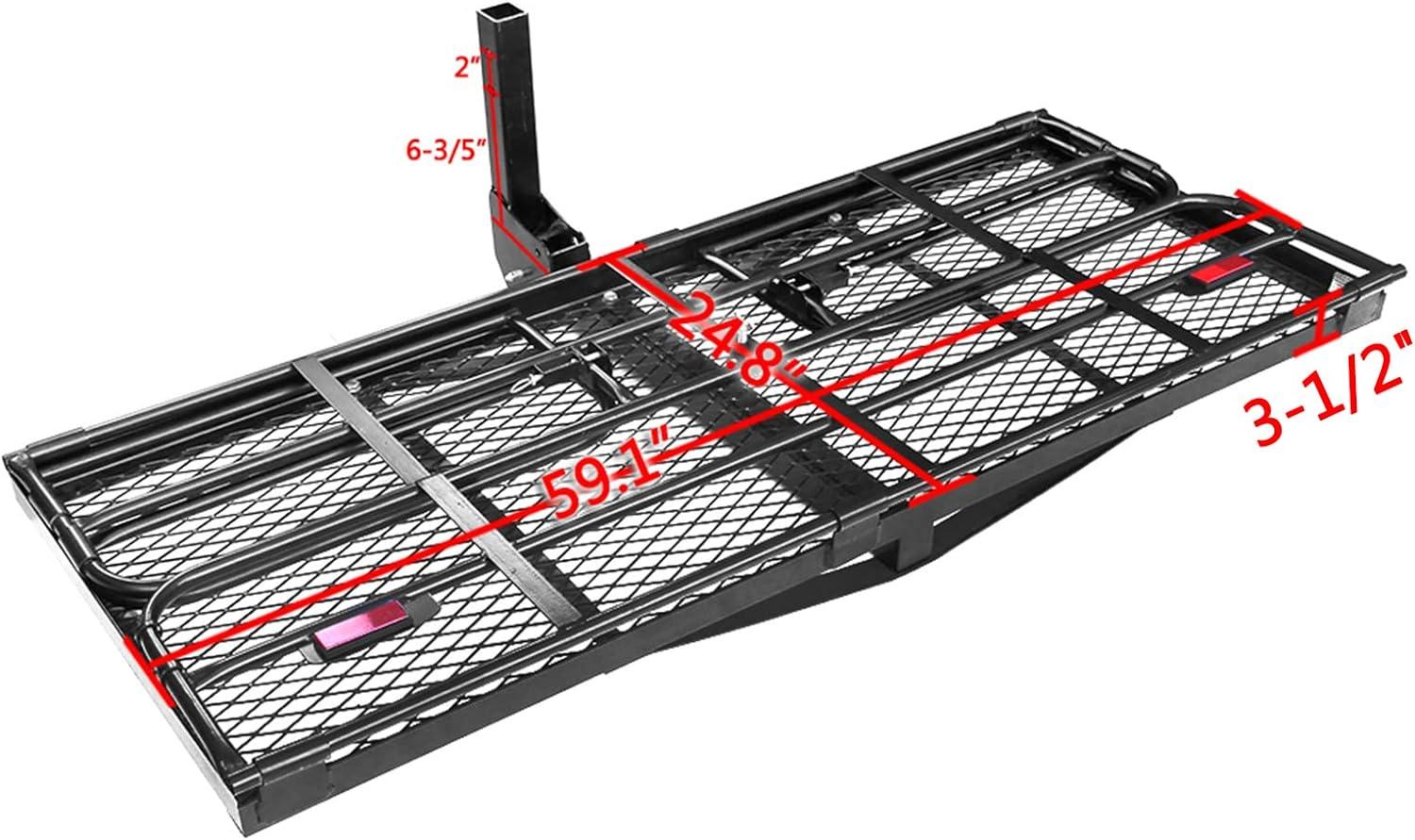 we Tested the ⁢500 ‍Lbs Foldable Hitch Cargo Carrier