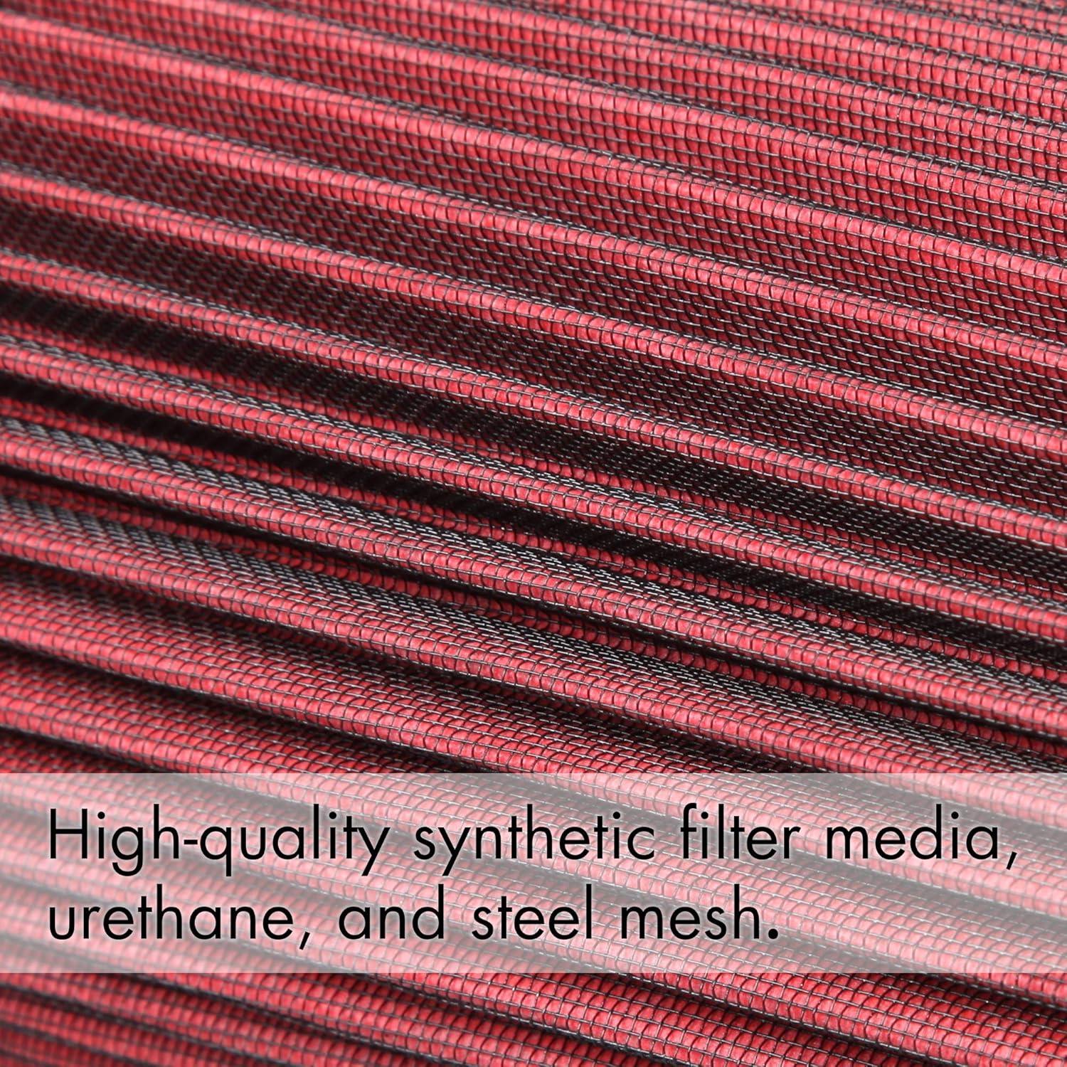 Boost Your Ride: High-Performance Red Air Filter