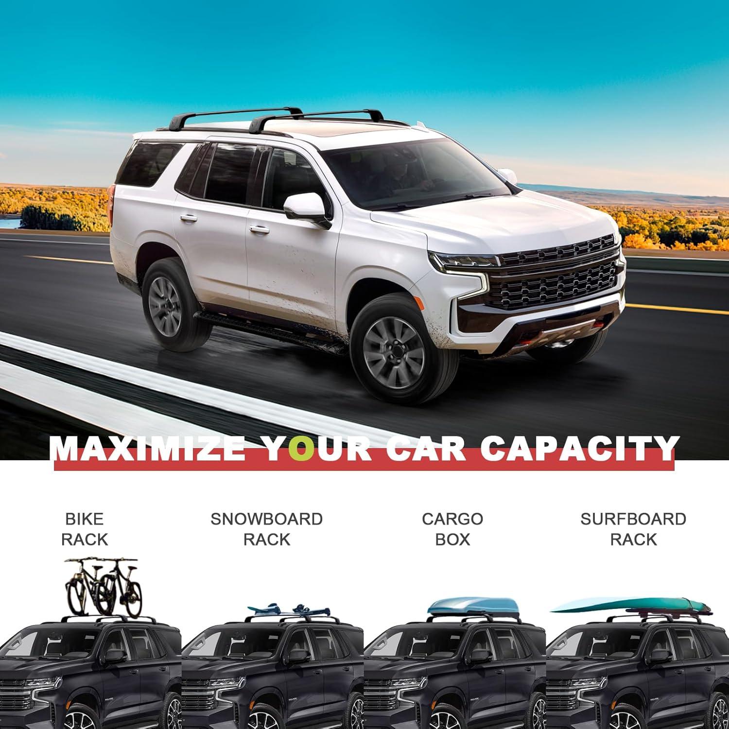 Our Review: KINGGERI ⁤330lbs Roof Rack Bars⁤ for SUVs