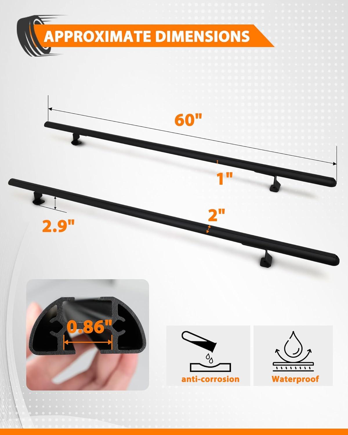 Our Review: MELIPRON's Versatile 500lb Truck Rack⁢ System