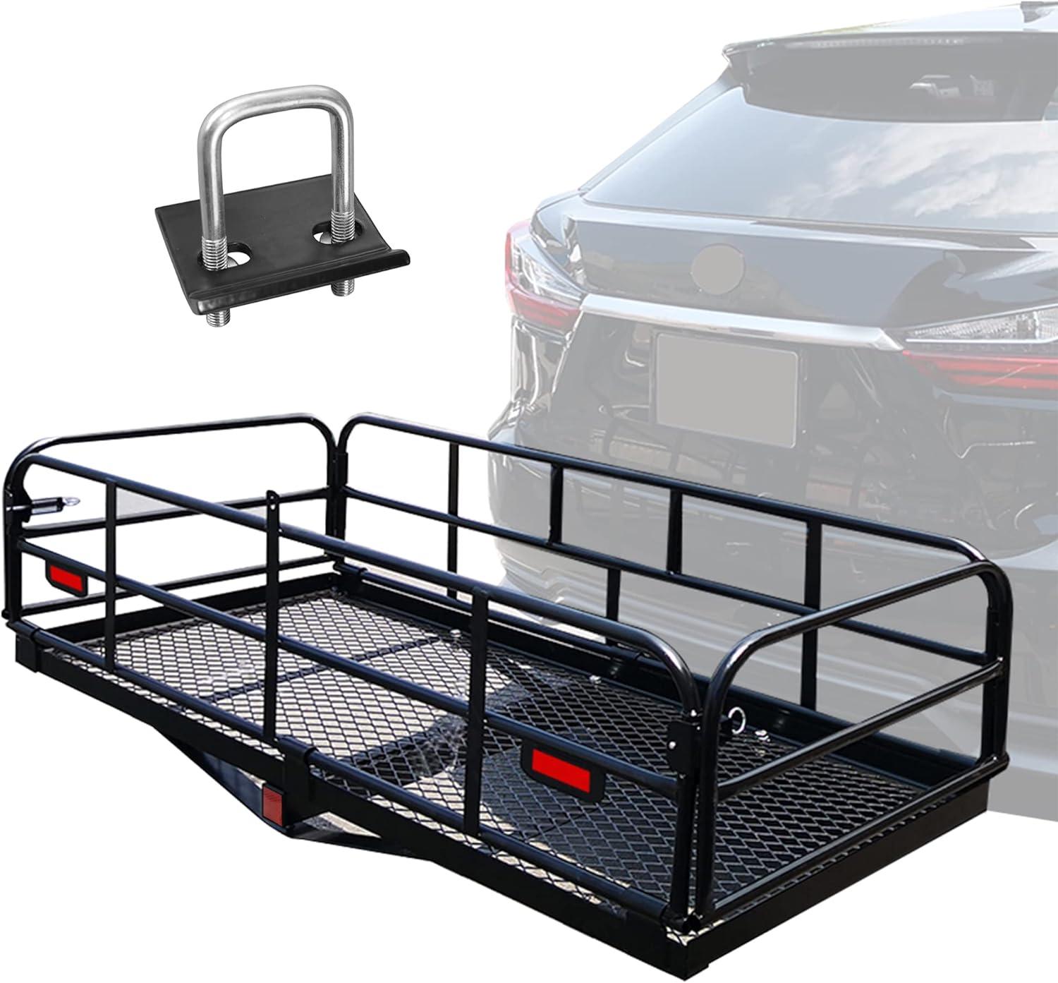 We Tested the 500 Lbs Foldable Hitch Cargo Carrier