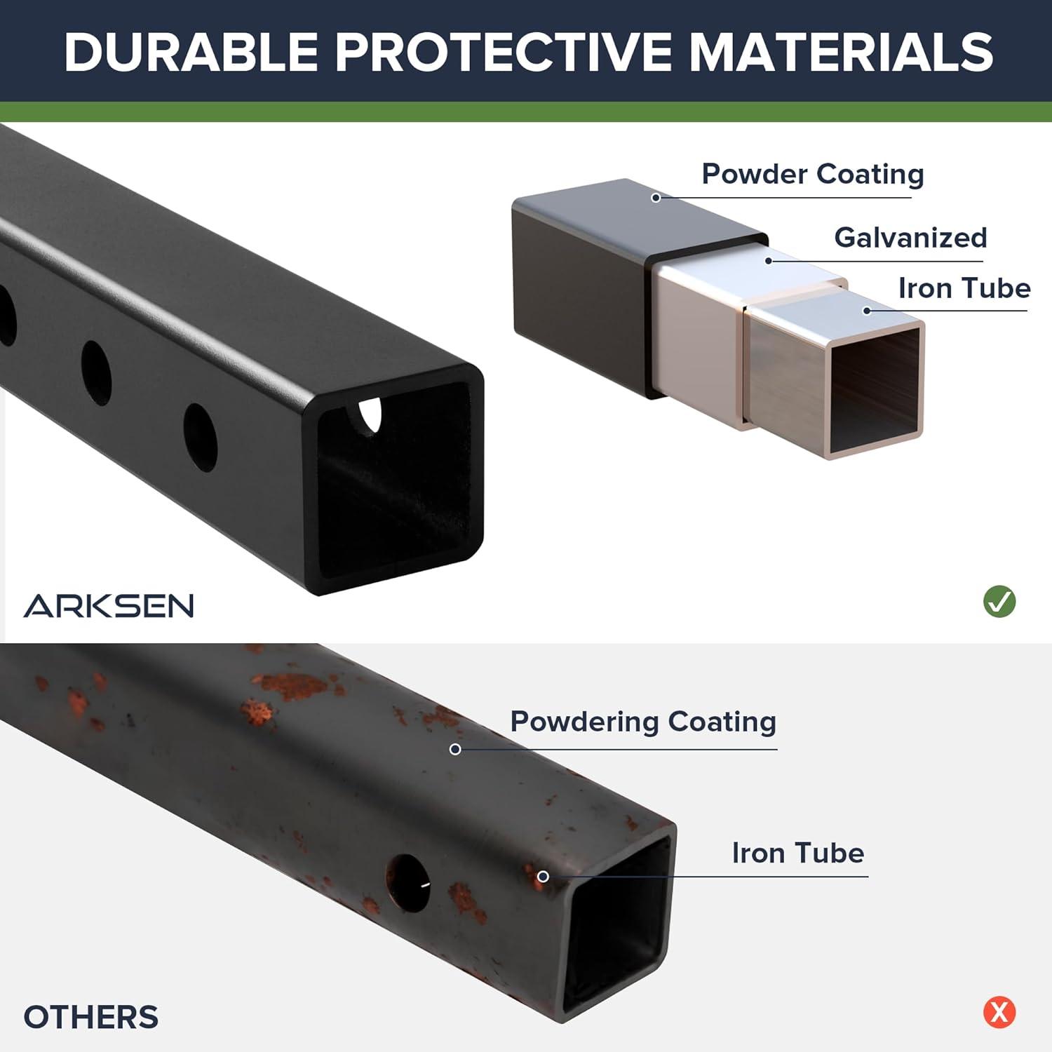 Our Review of ⁣ARKSEN's Robust 500lb Folding Hitch Cargo Carrier