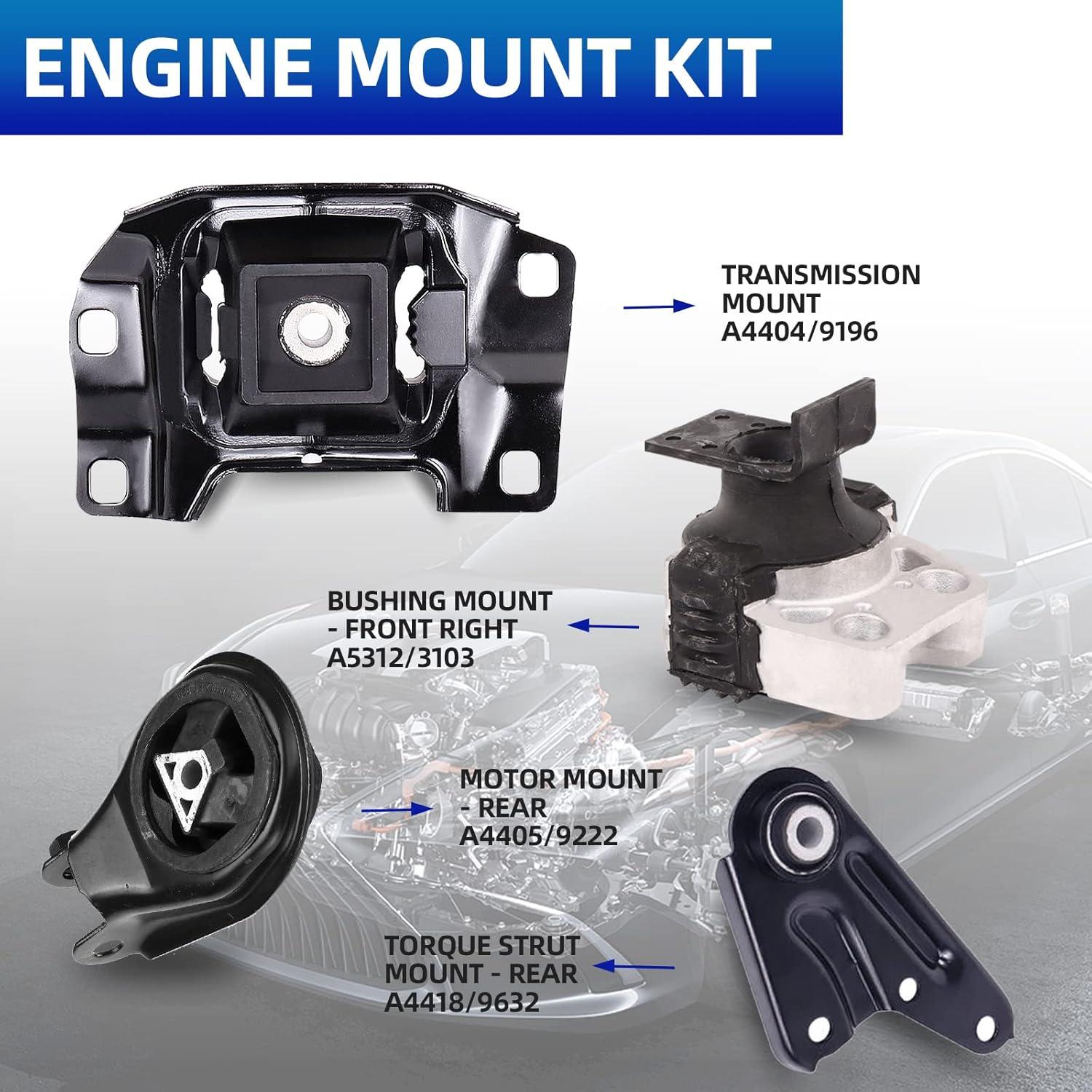 mazda 3/5 Motor Mounts: Smooth ‍Ride, Stable ​Drive
