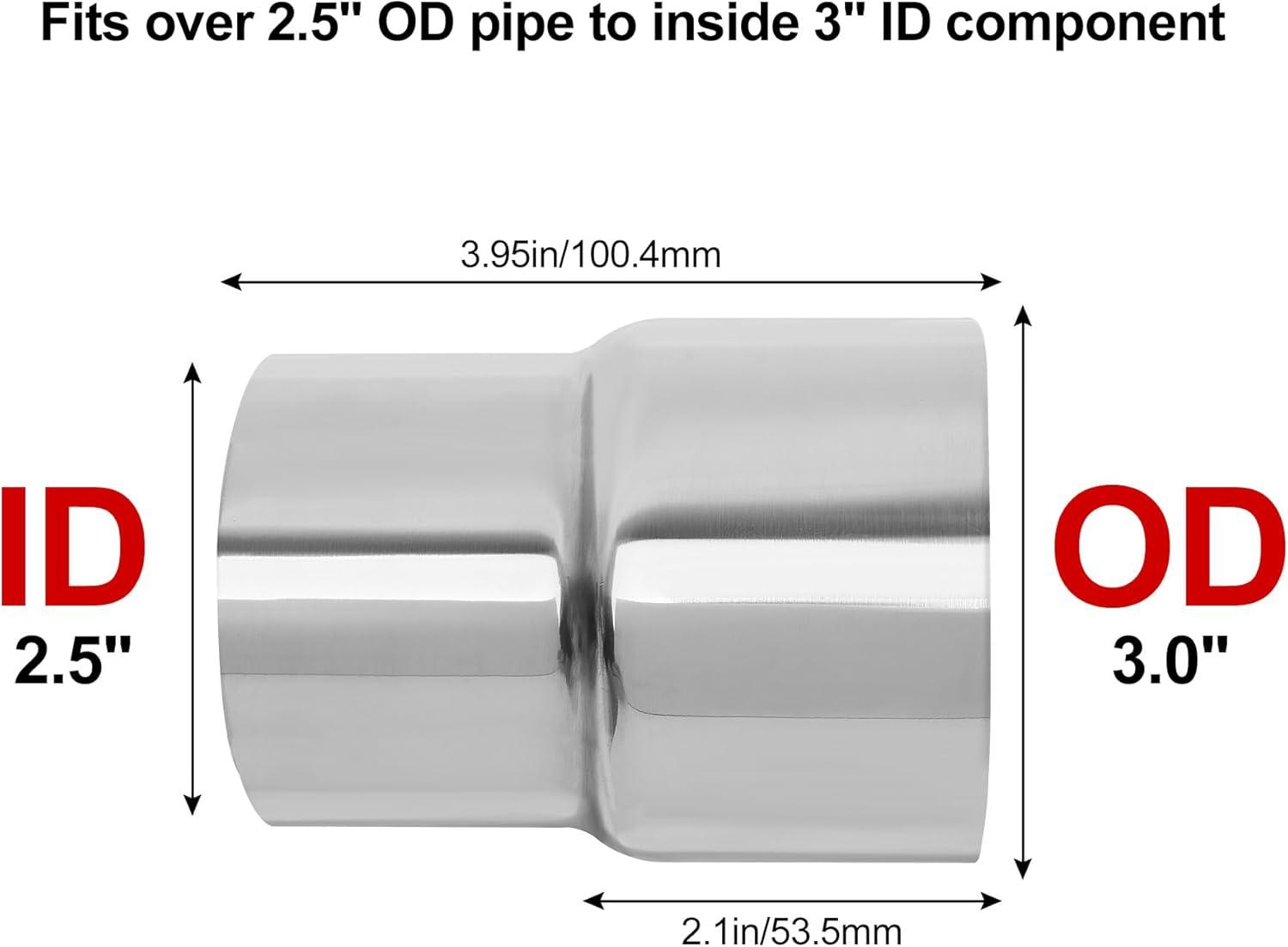 Ultimate 304 SS Exhaust Adapter: Boost Your Ride's Power!