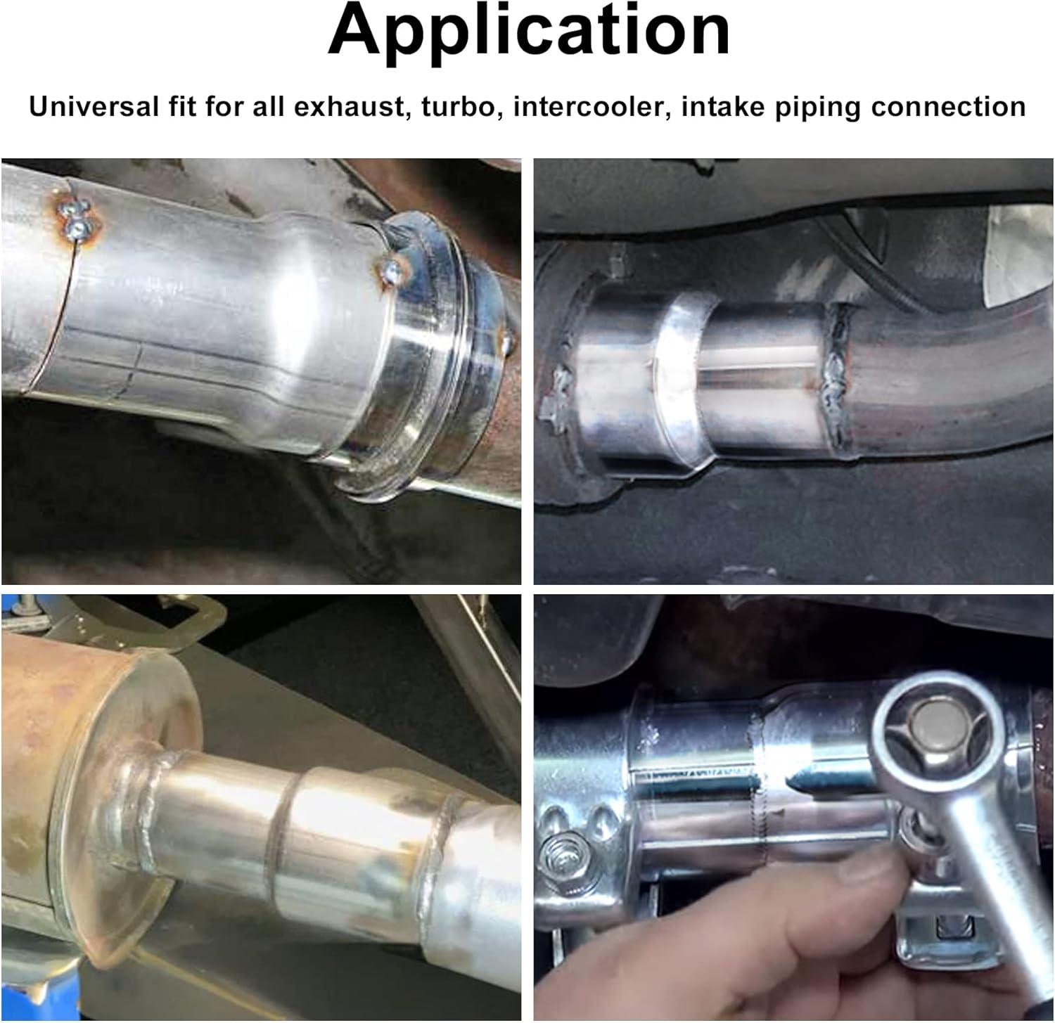 Ultimate 304 SS Exhaust Adapter: boost Your Ride's Power!