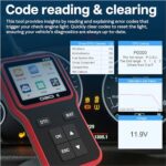 Professional OBD2 Scanner: Universal Car Diagnostic Tool for Engine Code Reading - Image 2