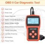 Pro OBD2 Scanner: Engine Diagnostic Tool for 1996+ Vehicles, Live Data & Code Reader - Image 2