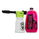 Mr. Detroit - 2pc Car Wash Kit with Foam Blaster and Car Wash Soap 64oz Container, Scratch Free Foam Cannon Soap Shampoo Streak-Free Cleaning for Auto Detailing & Home Use - 2pc
