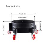 Rolling Swivel Caster Dolly for Car Detailing Bucket Holder Kit - Image 2