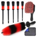 Premium Car Wash Brush Set - Long Soft Bristles, Microfiber Cloth, Wheel Detailing Kit - Image 2