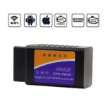 OBD2 Car Diagnostic Device Wireless Car Code Reader Diagnostic Scan Device WiFi Scanner Adapter Check Engine Diagnostic Compatible with Android iOS