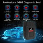 Professional OBD2 Bluetooth Scanner Car Diagnostic Tool iOS Android Code Reader - Image 2