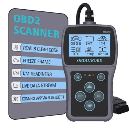 OBD2 Scanner Diagnostic Tool Professional Vehicles Scan Tools Car Check Engine Fault Warning Light Code Reader with Bluetooth