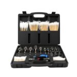 Professional Diesel Injector Seat Cleaning Kit 8090S, Premium Stainless Steel Helix Brushes, Replacement Tool kit for Diesel Injector Seat