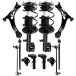 TFGCSG Struts Shock suspension kit for 2009 2010 2011 2012 2013 for Toyota Corolla 2011 2012 2013 for Toyota Matrix Front Complete Strut Assembly,Ball Joint,Control Arm,Stabilizer Bar Link 12 Pcs