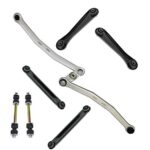 TRQ Rear Suspension Kit Control Arm Sway Bar Stabilizer Link Watts Link Track Bar Compatible with 1998-2011 Ford Crown Victoria Lincoln Town Car Mercury Grand Marquis