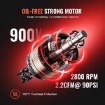 VEVOR 4.8 Gal Quiet Air Compressor 116 PSI Oil Free Tank Pump
Here's an alternative under 70 characters:

VEVOR 4.8 Gallon Quiet Air Compressor 116PSI Oil Free Portable - Image 2