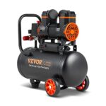 VEVOR 4.8 Gallon Air Compressor, 1.2HP 2.2 CFM@90PSI Oil Free Air Compressor Tank & Max. 116PSI Pressure, 70 dB Ultra Quiet Compressor for Auto Repair, Tire Inflation, Spray Painting, Woodwork Nailing