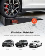 VEVOR 13000lbs Car Ramps Set Heavy Duty Truck SUV Lift 6.3in Height - Image 2