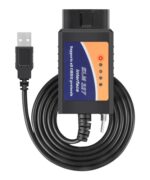 bylikeho OBD2 Scanner,Car Accessories ELM327 OBD2 USB Adapter for Windows,Car Code Reader Check Engine Light Diagnostic Scan Tool Coding Tool with MS-CAN/HS-CAN Switch,Fits Most Cars