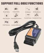 OBD2 Scanner USB Adapter ELM327 Car Diagnostic Code Reader Tool - Image 2