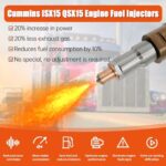 Cummins X15 ISX15 QSX15 Fuel Injector 2897320 4955080 EPA13 Diesel - Image 4