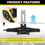 1.5T Scissor Car Jack Kit with Ratchet Wrench Heavy Duty 3307lbs - Image 3