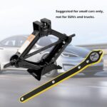 1.5T Scissor Car Jack Kit with Ratchet Wrench Heavy Duty 3307lbs - Image 5