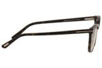 Tom Ford Designer Blue Light Blocking Eyeglasses Dark Havana Rose Gold Frame - Image 3
