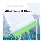 Squeegee Window Cleaner Kit: Microfiber Scrubber, Silicone Blade for Glass & Cars (2-Pack) - Image 5