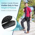Height Increase Insoles 1-3 Inch Heel Lift Inserts Men 10-12.5 - Image 4