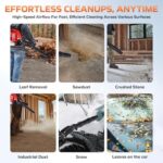 Pro 80cc Gas Backpack Leaf Blower | High-Velocity 92.2 M/S Powerful Yard Tool - Image 4