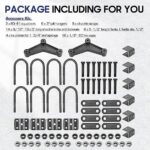 4 Leaf Replacement Trailer Spring Kit 3500lb Tandem Axle 1750lb - Image 5