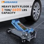 LARBANKE 3 Ton Floor Jack Heavy Duty Low Profile Car Lift 5-18in - Image 3