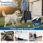 HBTower 63" Folding Dog Ramp for Large Dogs Up to 250lbs SUV Car - Image 5