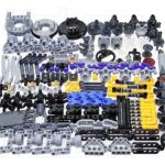 Habow 192pc Technic Building Set Axles Gears Wheels Chain MOC Parts - Image 3